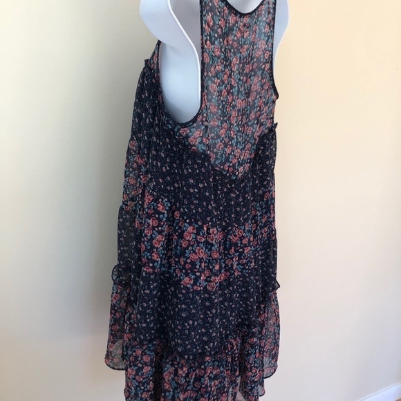 Kimchi Blue floral Boho lightweight babydoll mini dress size small - Picture 5 of 12